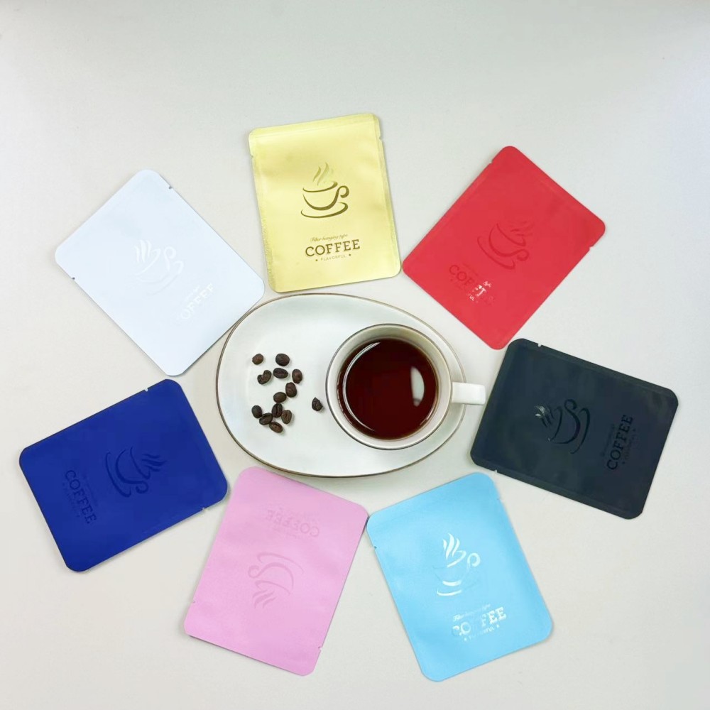 Wholesale stock heat sealable aluminum foil bag for coffee
